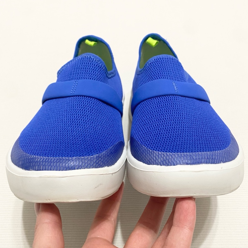 OOFOS Oomg Low Recovery Shoes Slip On Women’s Sneakers Blue - Picture 4 of 7